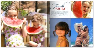 Mixbook magazine photo book theme