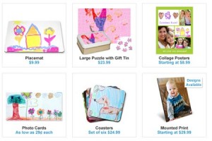 Snapfish has a great selection of photo gifts for your kids' masterpieces