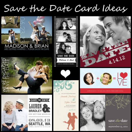 Save the Date Cards let people know they'll be invited to your wedding.