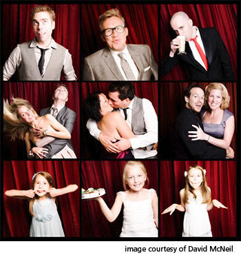 photo booth ideas to make your wedding reception extra fun