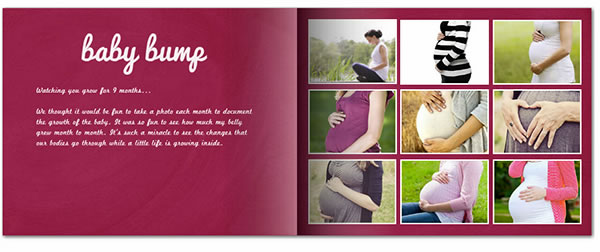 Photographing your growing belly is a nice way to illustrate your pregnancy's progression.