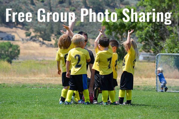 Group Photo Sharing for Sports teams, Families, Clubs, Weddings and more