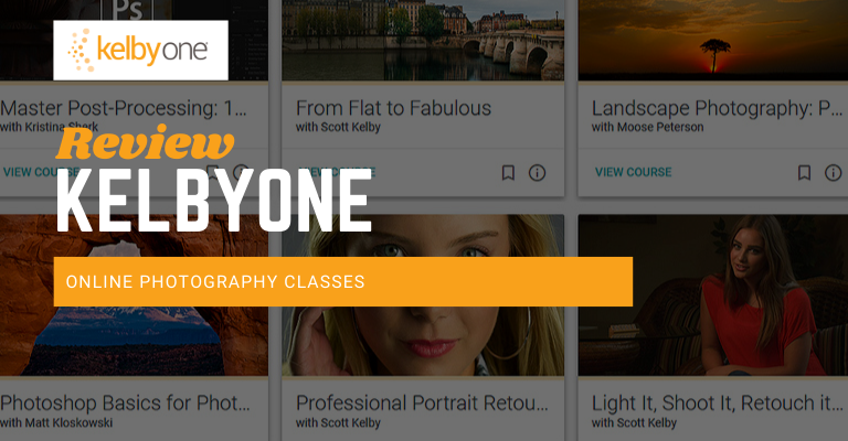 KelbyOne Review - online photography photoshop classes