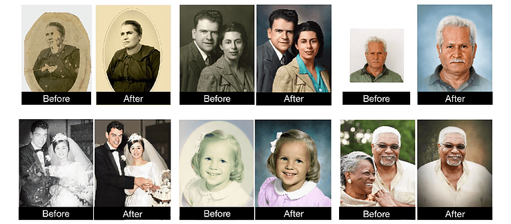 Photo repair Pro offers professional photo repair and restoration at an affordable flat rate