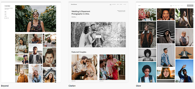 Pixpa has 130+ templates for photographers