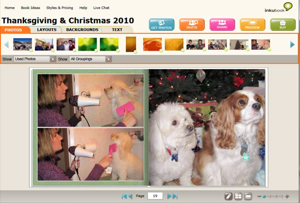 Inkubook photo book creator