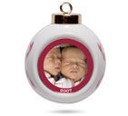 Photoworks porcelain ball ornament