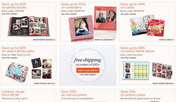 Shutterfly Shipping Cost Chart