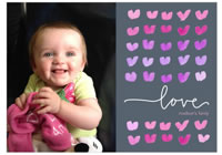 Mixbook and Shutterfly have a great selection of custom photo cards
